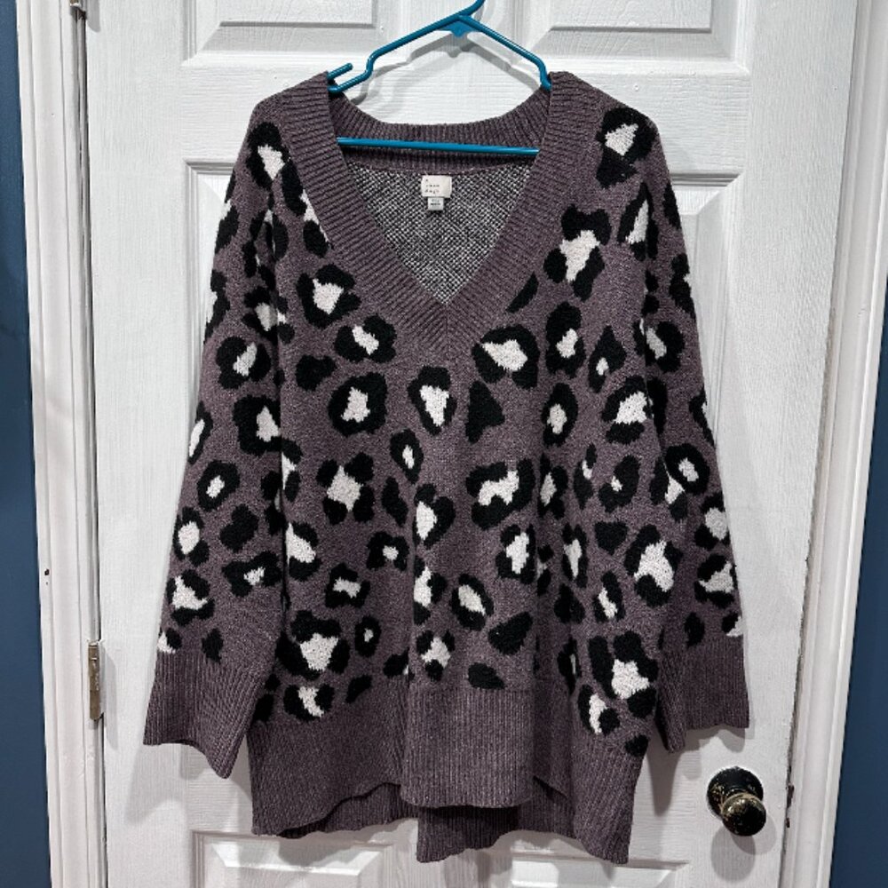 A New Day Animal Print Sweater